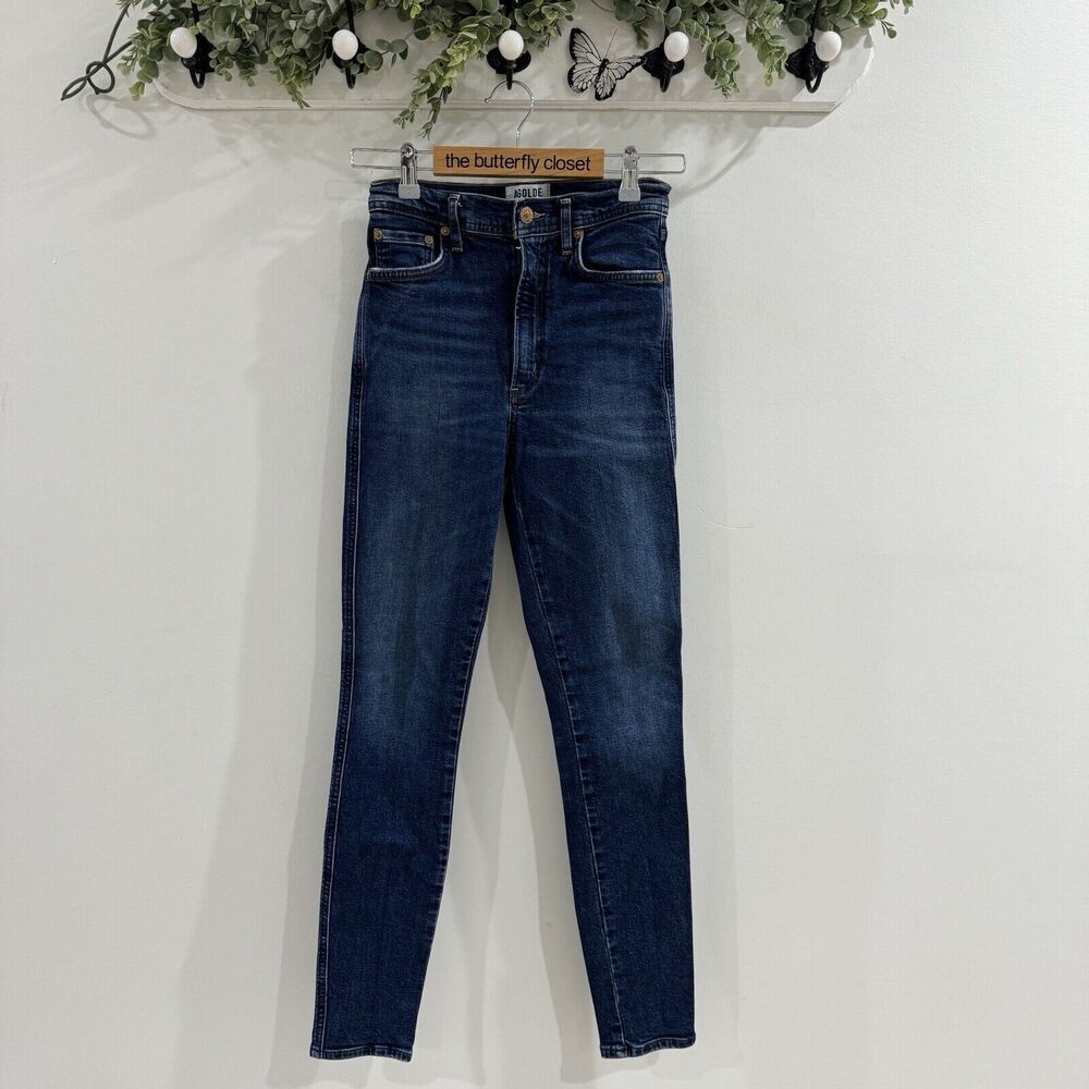 Agolde 24 High Rise Skinny Jeans designer
